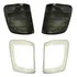 Kit Lanterna Seta Mb 1618 1620 1935 Pisca Fume + Moldura Aro
