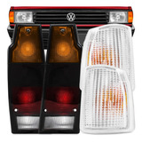 Kit Lanterna Tras Saveiro Summer 87 88 89 90 Pisca Cristal