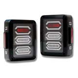 Kit Lanterna Traseira Full Led Jeep Wrangler Jk Jku 07 17