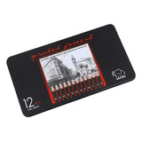 Kit Lápis Desenho Profissional Uslon Original Premium Lata