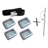 Kit Lastro De Mergulho 2kg Cinto De Nylon E Fieira Brinde C