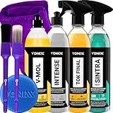Kit Lavagem Automotiva Completa Vonixx Cera Carnauba Tok Final V Mol Revitalizador De Plasticos Intense Sintra Fast