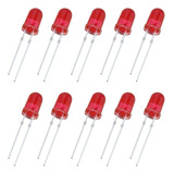 Kit Led 5mm Difuso 10 Vermelho