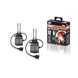 KIT LED NIGHT BREAKER CROSS HIR2 OSRAM - 9012CW NBC - Potência 27W - Tensão 12V - 3 Anos De Garantia - 6000K Branca Azulada