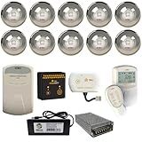 Kit Led Piscina 480m 18w Inox Automação Completa Tholz