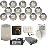 Kit Led Piscina 624m 18w Inox Automação Completa Tholz