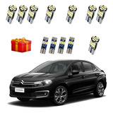 Kit Led Premium Interna Citroen C4 Lounge Quebra Sol
