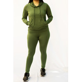 Kit Legging E Blusa Esportiva Adulto Poliamida Feminino
