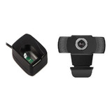 Kit Leitor Biometrico Futronic Fs 80h   Webcam Brazilpc C310