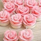 Kit Lembrancinha 40 Mini Velas Batizado Casamento Aniversario Chá De Bebê ROSA