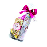 Kit Lembrancinha Corda Peteca Vareta Circo Rosa 10 Kits
