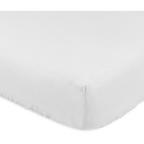 Kit Lençol Com Elástico Mini Berço 100 Algodão 2 Pçs Branco