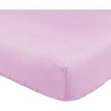Kit Lençol Com Elástico Mini Berço 100 Algodão 2 Pçs Rosa