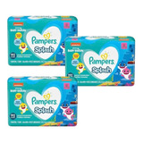 Kit Lenços Umedecidos Pampers Splash Caixa