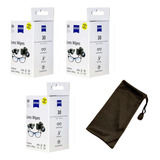 Kit Lens Wipes Zeiss Com 90 Lenços Umedecidos Brinde