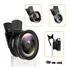 Kit Lente 12.5x Macro 0.45x Ângulo Amplo Sobrancelhas Unhas