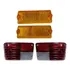 Kit Lente Lanterna Traseira Dianteira Ambar Fiat 147 77 A 80