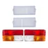 Kit Lente Lanterna Traseira Dianteira Cristal Fiat 147 77/80