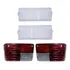 Kit Lente Lanterna Traseira Dianteira Cristal Fiat 147 77a80