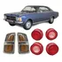 Kit Lente Lanterna Traseira + Dianteira Opala 75 76 77 78 79