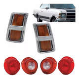 Kit Lente Opala 75 76 77 78 79 Traseira Dianteira Cristal