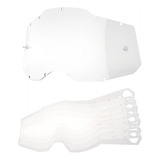 Kit Lente Transparente 10 Tear Off Óculos 100 1 Geração