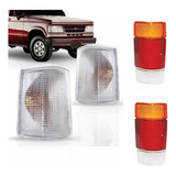 Kit Lente Traseira pisca Dianteira D20 A20 C20 93 98 Cristal