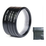 Kit Lentes Close up Macro 1 2 4 10 62mm 55mm 52mm 49mm n