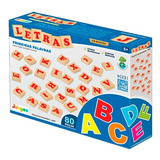 Kit Letras Alfabeto Infantil 80 Peças Original Madeira
