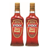Kit Licor Cherry Brandy Stock 720ml 2 Unidades