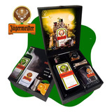 Kit Licor Fino De Ervas Jagermeister 700ml Copos Dosador Laranja