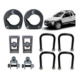 Kit Lift Tras diant E Prol Amortecedor Strada Elevar 4 Cm