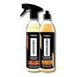 Kit Limpa Banco Couro E Hidratante Automotivo 500ml
