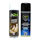 Kit Limpa Bancos De Couro Limpa Ar Condicionado Carro Novo