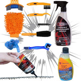 Kit Limpa Corrente Limpador De Correntes P Bicicleta 11 Em 1