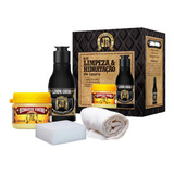 Kit Limpa Couro Hidratante De Couro Automotivo Jr 60g