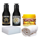 Kit Limpa Couro + Tira Manchas + Hidrata Couro Jr 60g