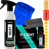 Kit Limpa Farol Faróis Vitrificador V light Delet Vonixx