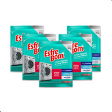 Kit Limpa Máquina De Lavar Roupas Esfrebom 5 Unidades Cor Branco