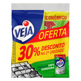 Kit Limpador Desengordurante Cozinha Limão Refil 400ml Veja