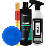 Kit Limpador E Revitalizador Para Pneus Darker Delet Pincel