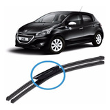 Kit Limpador Parabrisas Peugeot 208 Dianteiros