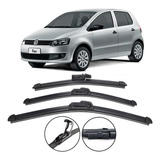 Kit Limpadores Parabrisa Palheta Vw Fox 2010 2012 Original