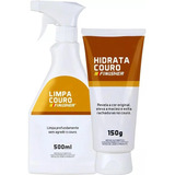 Kit Limpar E Hidratar Couro Finisher Hidrata Limpa Couro
