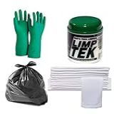 Kit Limpeza 3 Limptek Saco De Lixo Luva Pano De Chão