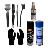 Kit Limpeza Anti Estático Esd Pincel Escova Luva Limpa Placa
