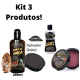 Kit Limpeza Automotiva 3 Produtos Batom