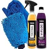 Kit Limpeza Automotiva Shampoo V Floc 500ml Cera De Carnaúba Tok Final 500ml Vonixx Luva De Tentáculos Microfibra Pano De Microfibra Js