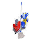 Kit Limpeza Balde Espremedor Placa Mop Carro Bralimpia