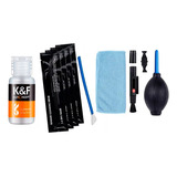 Kit Limpeza Câmera Full frame Soprador Liquido 04 Cotonetes